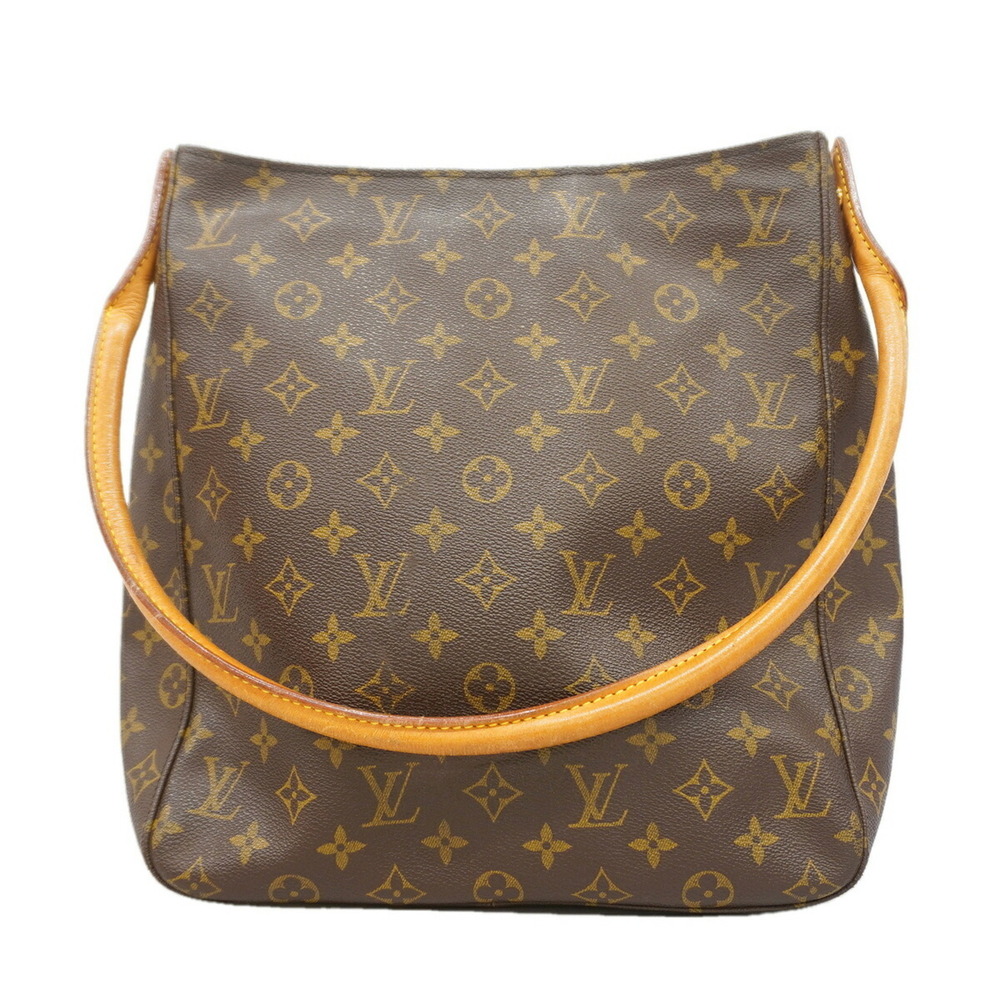 Louis Vuitton Monogram Looping GM Shoulder Bag M51145 Brown (Women's)